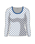 Long T-shirt polka dot