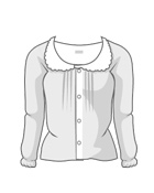 Frill Collar Blouse