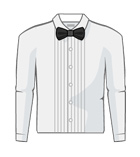 Bow tie shirt